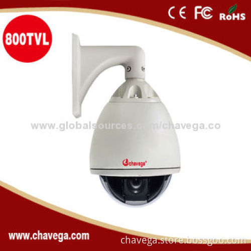 New product 1/4" Sony CMOS 800TVL outdoor high-speed dome camera, 27x zoom, OSD